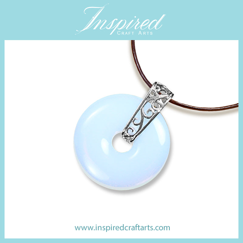 Opalite pendant necklace | InspiredCraftArts