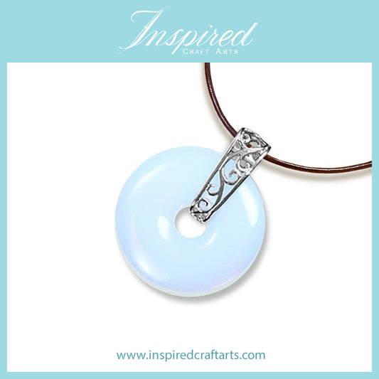 Opalite pendant necklace | InspiredCraftArts