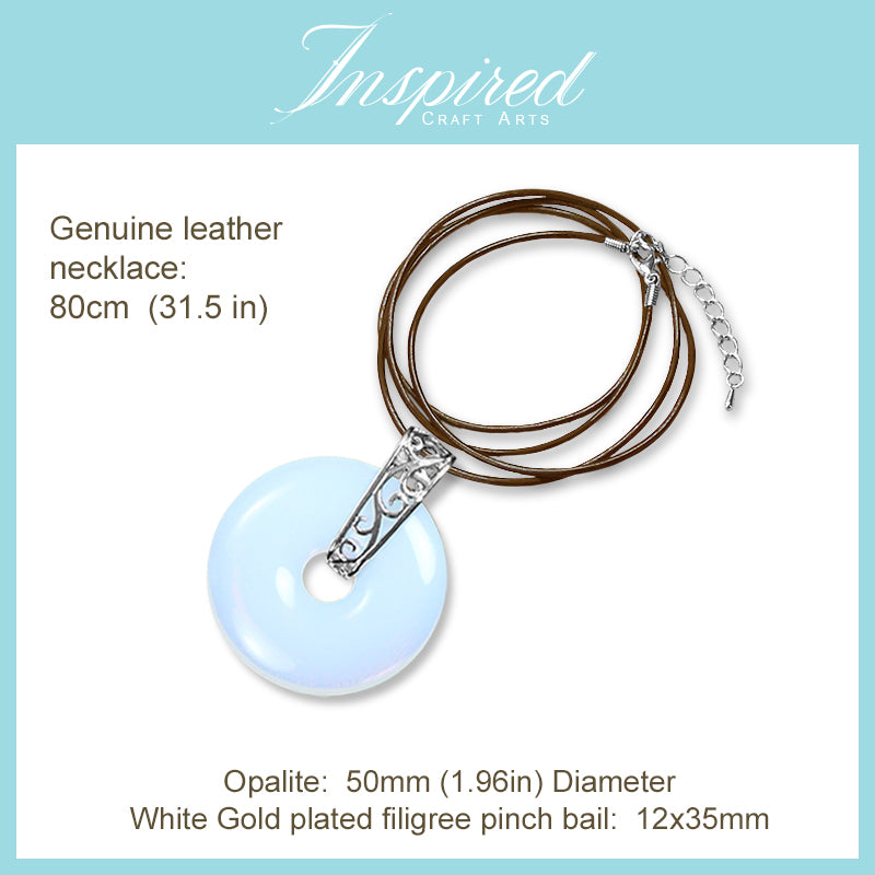 Opalite pendant necklace | InspiredCraftArts