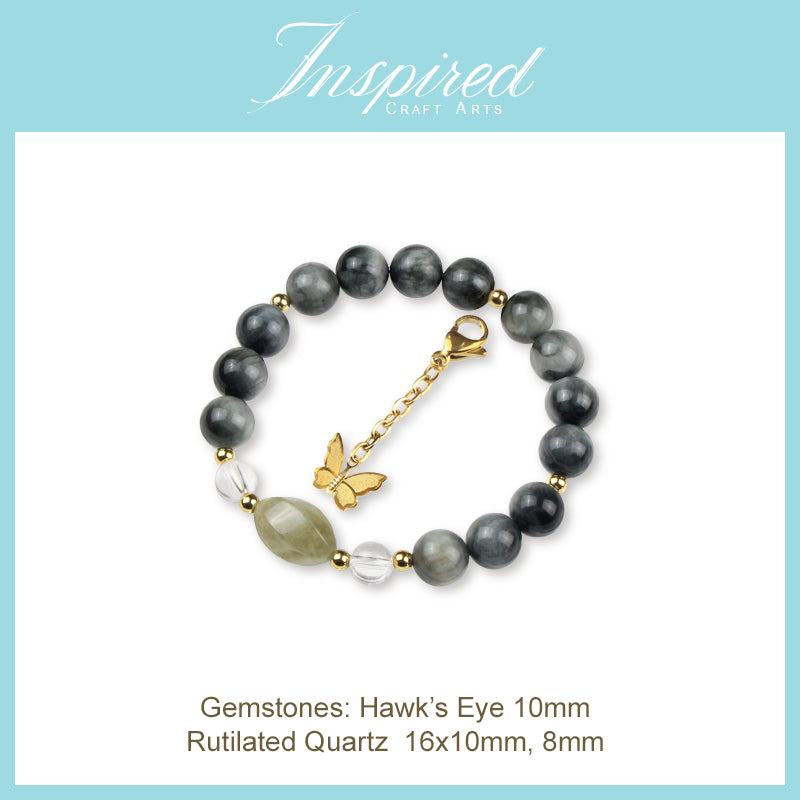 Haw's Eye Bracelet | Bracelet Clip-on charm | InspiredCraftArts
