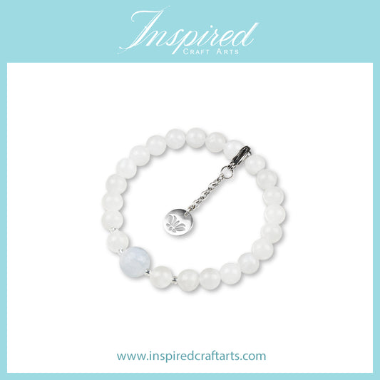 Moonstone Bracelet | Bracelet Clip-on charm | InspiredCraftArts