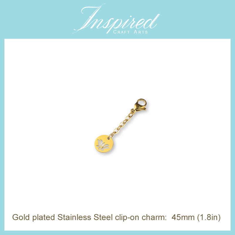 Sunstone Bracelet | Bracelet Clip-on charm | InspiredCraftArts